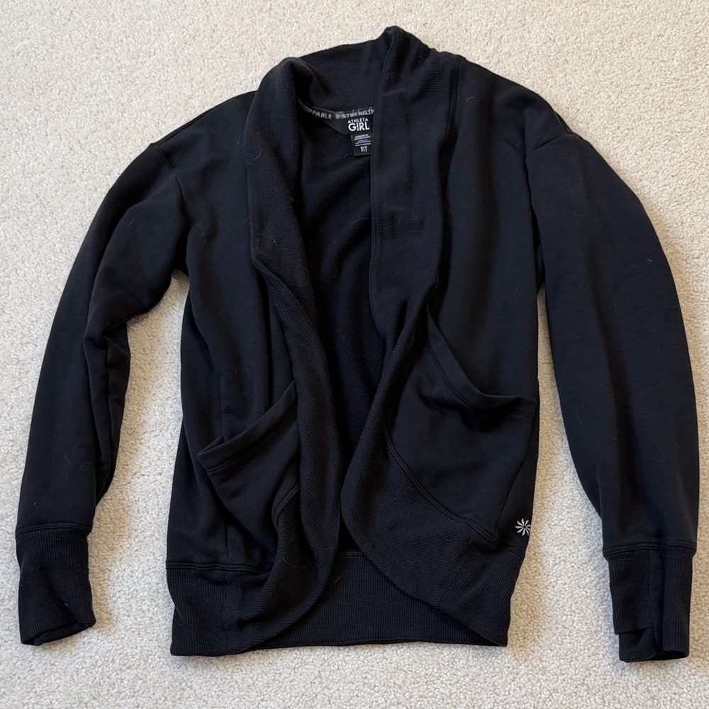 Athleta girl wrap and roll sweater
